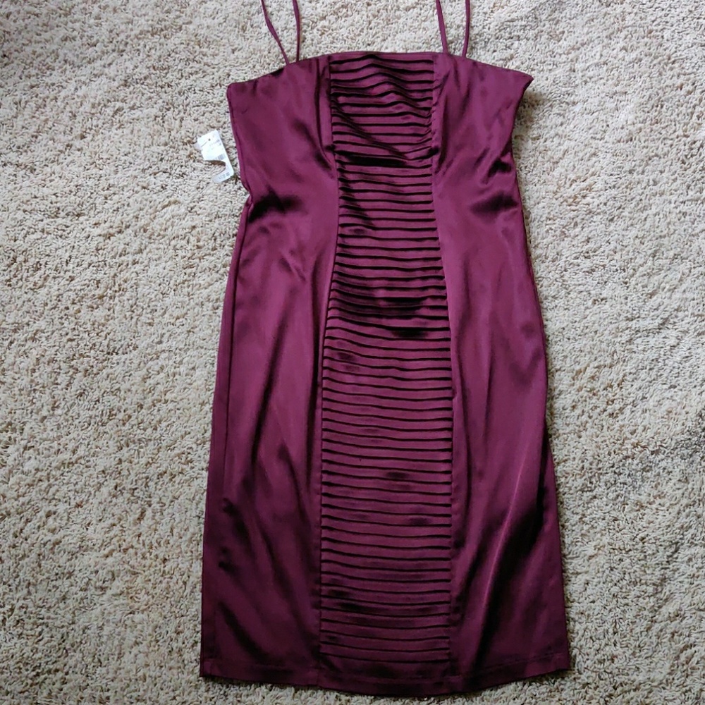 Calvin Klein Pleated Front Dress 4